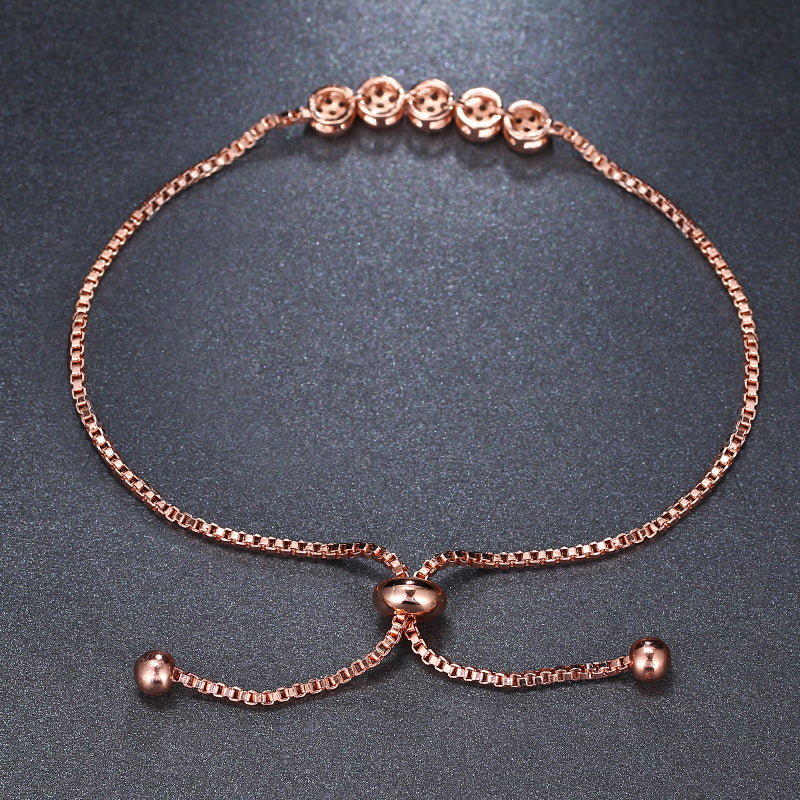 Bracelete Coração com Zircônia