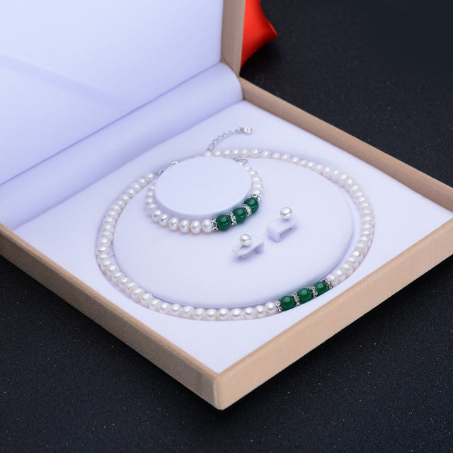 Conjunto Agate Pearl
