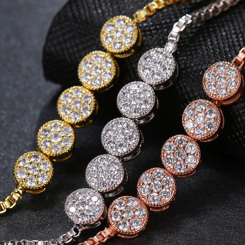 Bracelete Coração com Zircônia