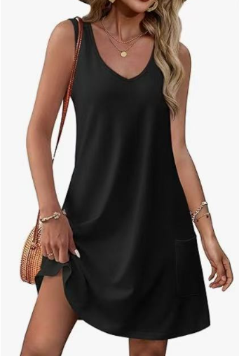 Vestido Curto Verão Estampado com Decote em V Fluido