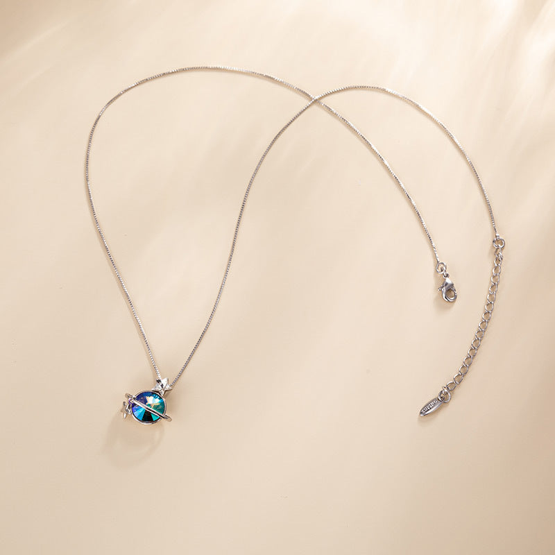 Colar de Cristal com Estrelinhas
