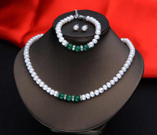 Conjunto Agate Pearl