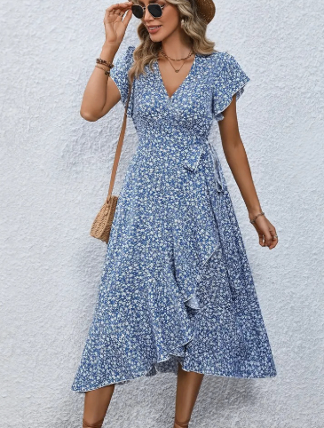 Vestido Boho Grand Swing com Cardigan e Alças