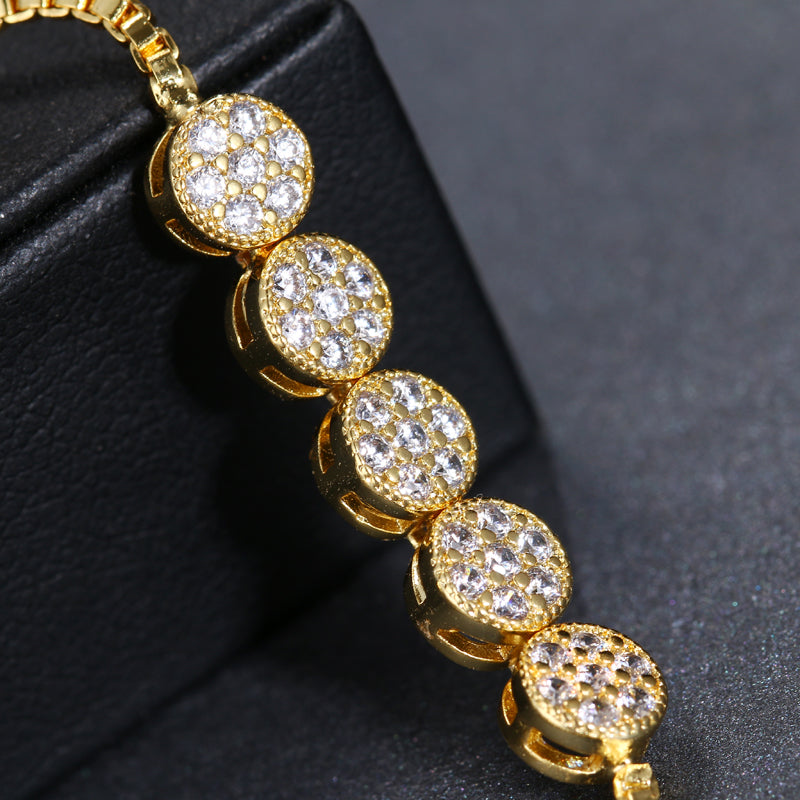 Bracelete Coração com Zircônia