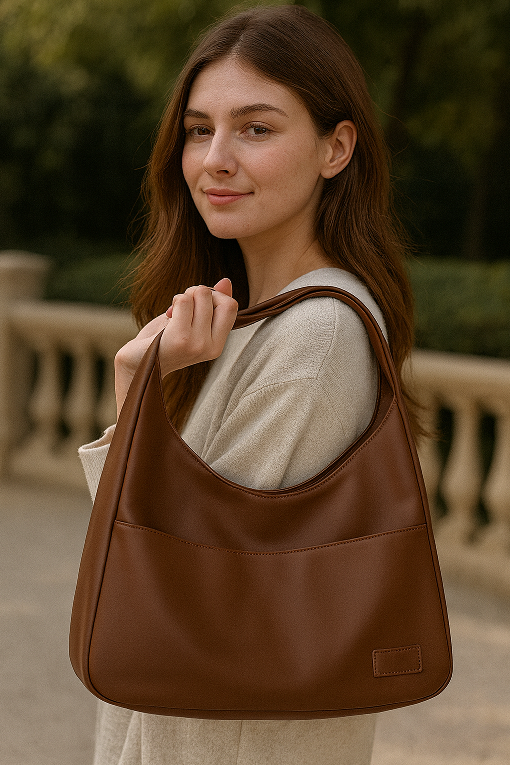 Tote Bag Macia com Design Minimalista e Caimento Leve