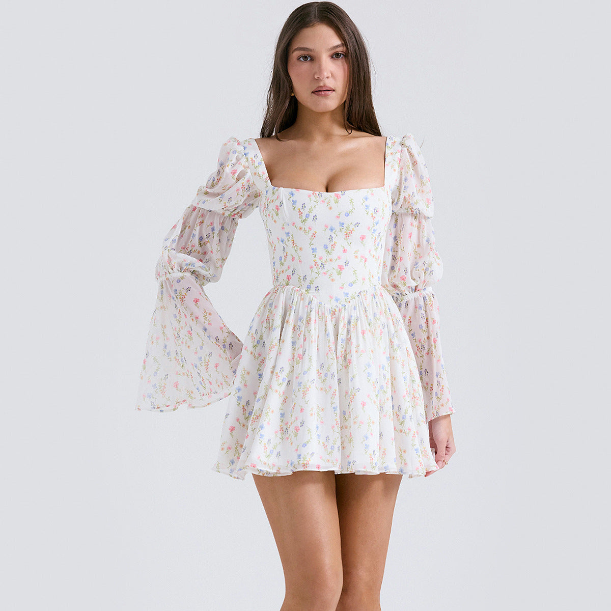 Vestido Curto Estampado