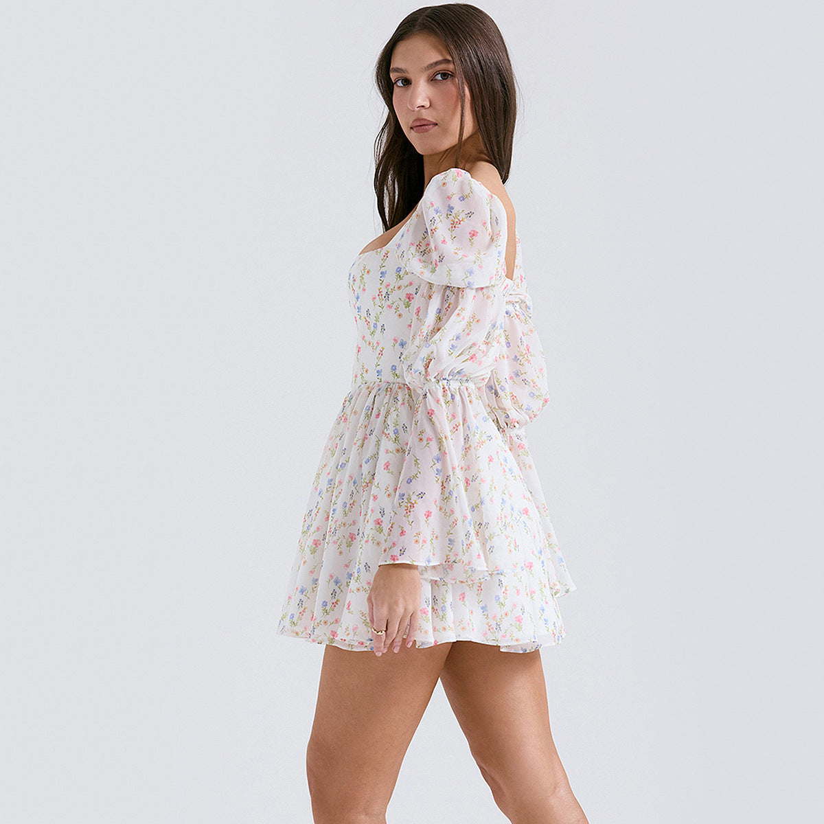 Vestido Curto Estampado