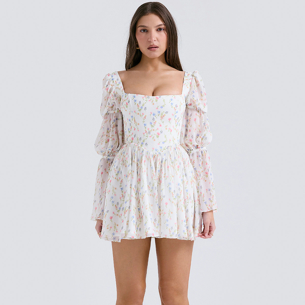 Vestido Curto Estampado
