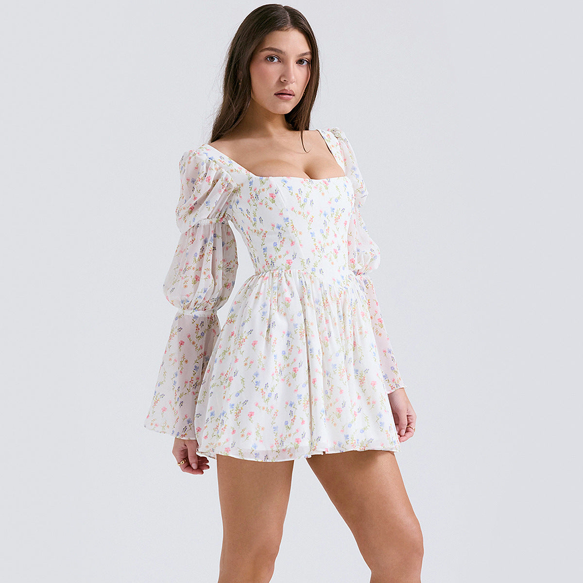 Vestido Curto Estampado