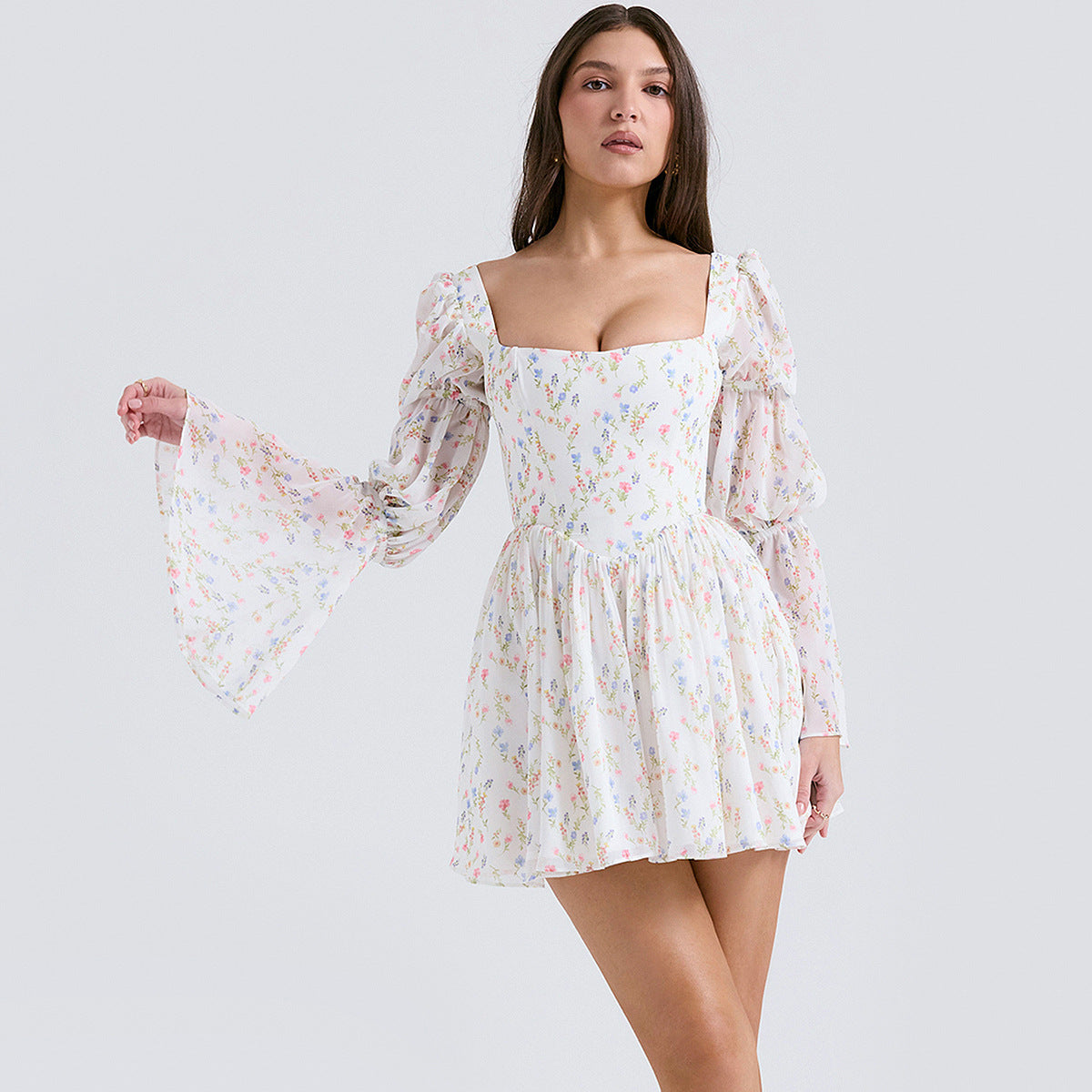 Vestido Curto Estampado