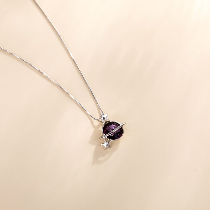 Colar de Cristal com Estrelinhas