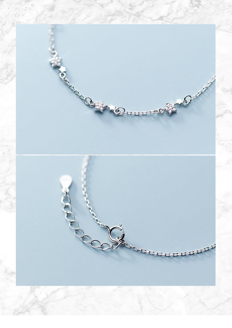 Bracelete Estrelinha com Zircônia