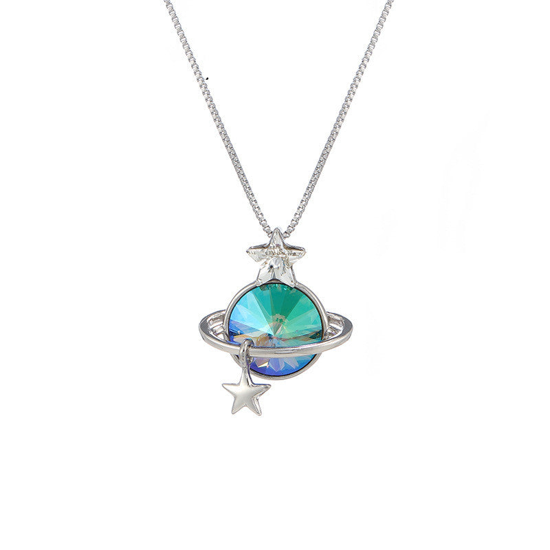 Colar de Cristal com Estrelinhas