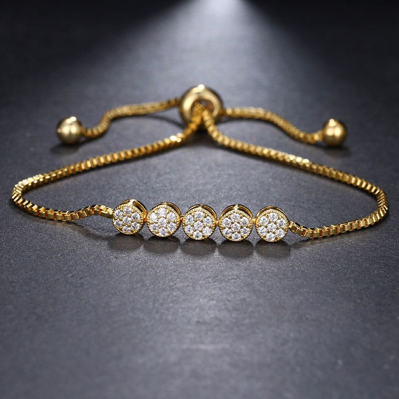 Bracelete Coração com Zircônia